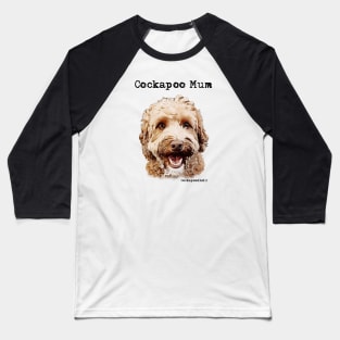 Cockapoo Dog Mum Baseball T-Shirt